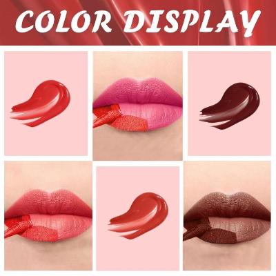 3Pcs Peel off Lip Stain, Long-Lasting Lip Tint Stain Smooth and Matte Lip Tint, Water-Resistant Lip Liner Stain Non-Greasy Lip Tint Stain Peel Off